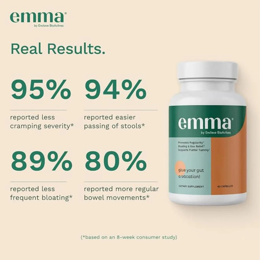 Emma Relief Gut Health Support by Enclave BioActives 60 Capsules