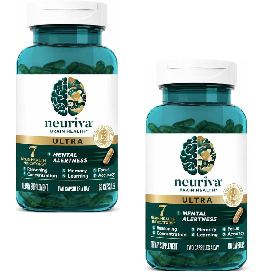 Neuriva Brain Health Ultra 60 Capsules | 7 Brain Health Indicators