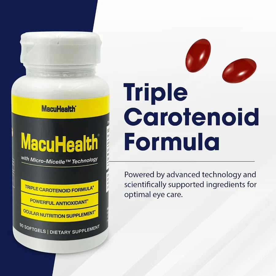 MacuHealth Triple Carotenoid Formula with Micro-Micelle Technology 90 Softgels