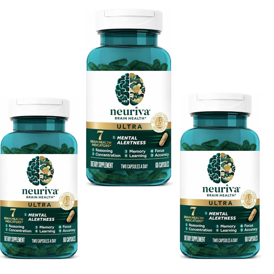 Neuriva Brain Health Ultra 60 Capsules | 7 Brain Health Indicators