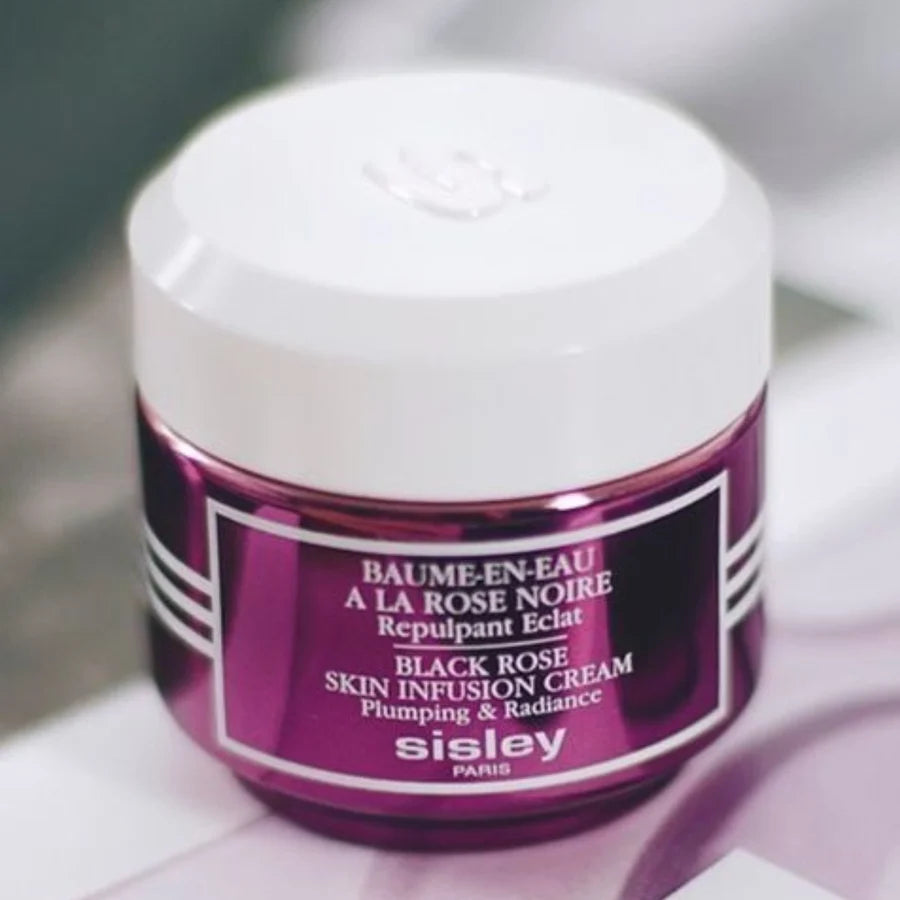 Sisley Paris Black Rose Skin Infusion Cream | Baume-en-Eau à la Rose Noire | Plumping & Radiance | 50 ml / 1.6 fl oz