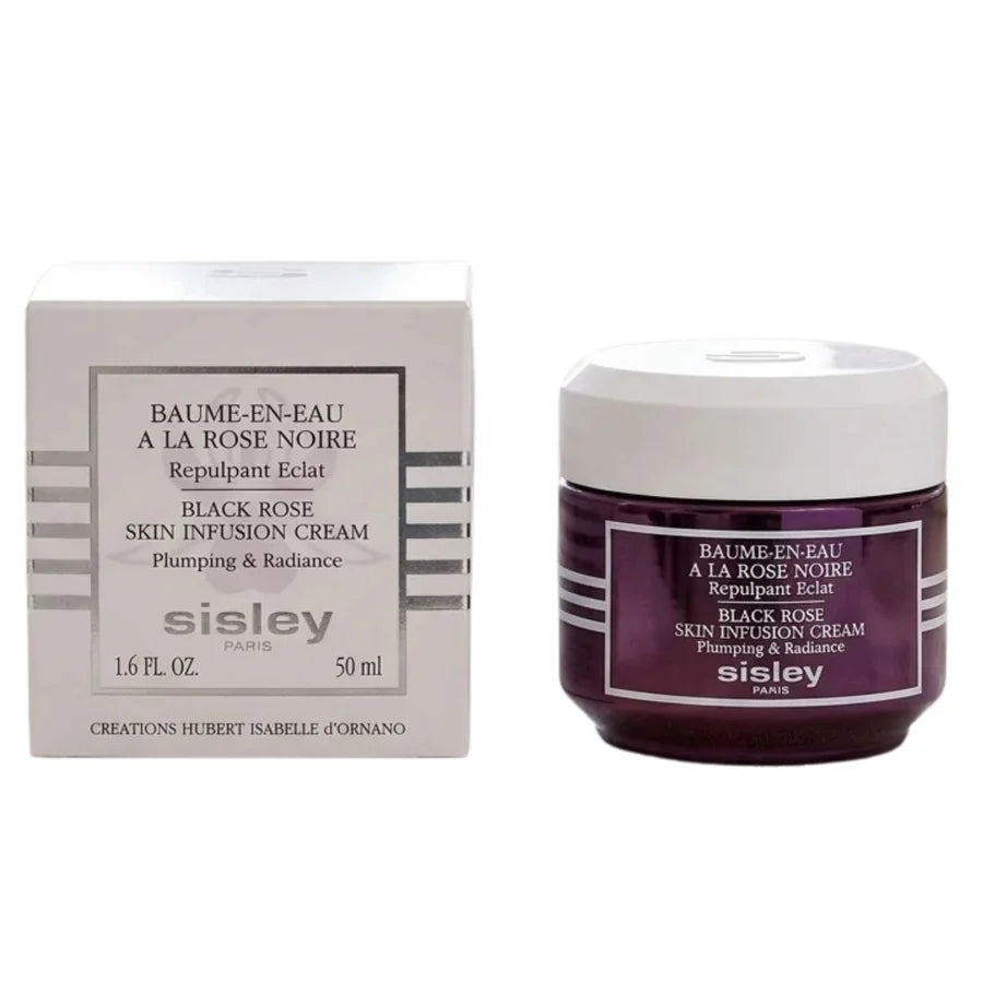 Sisley Paris Black Rose Skin Infusion Cream | Baume-en-Eau à la Rose Noire | Plumping & Radiance | 50 ml / 1.6 fl oz