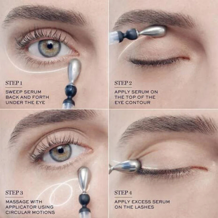 Lancôme Advanced Génifique Yeux Light-Pearl™ Eye & Lash Concentrate | 360° Massaging Applicator | Caffeine + 10% Bifidus Prebiotic + Arginine | 20 ml / 0.67 fl oz